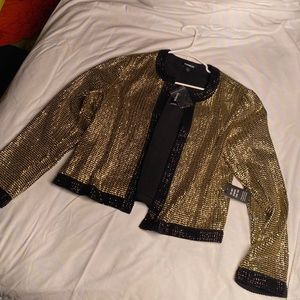 Express sequin jacket NWT